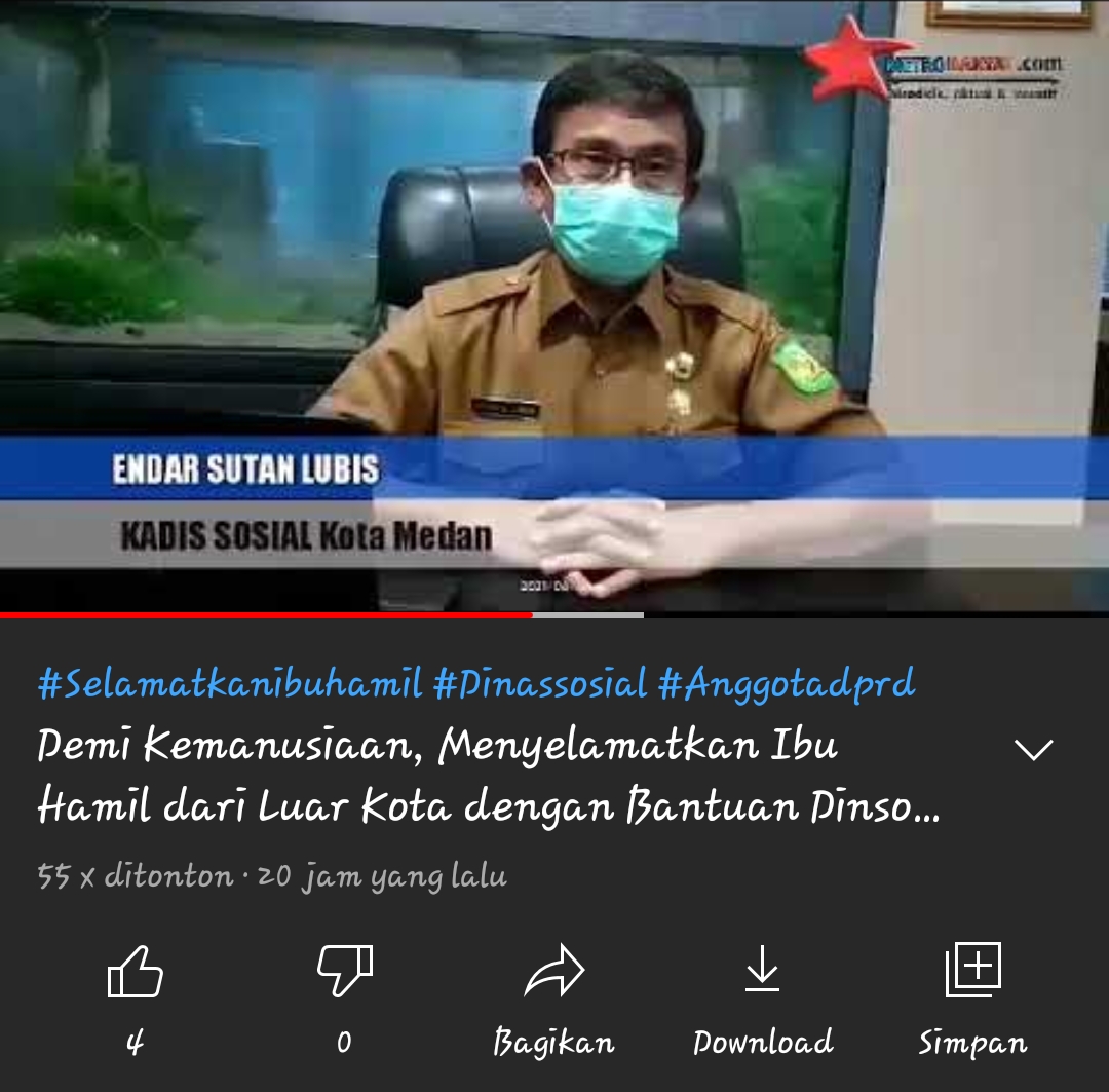 Demi Kemanusiaan, Menyelamatkan Ibu Hamil dari Luar Kota dengan Bantuan Dinsos dan Anggota DPRD Kota Medan